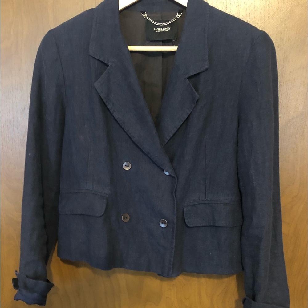 Rachel Comey Cropped Linen Blazer